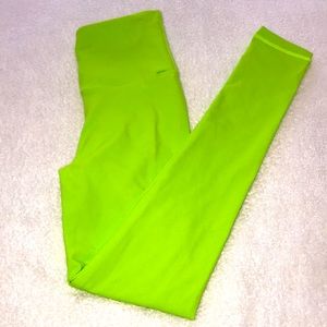 Neon Green Leggings NWOT